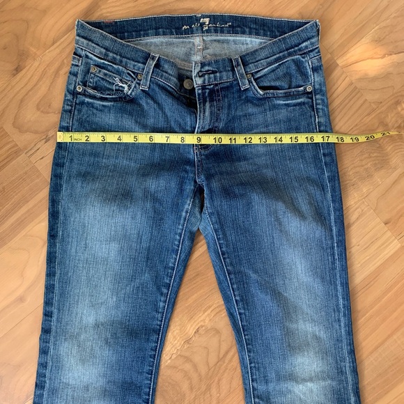 Y2K Light-Wash Flared Jeans: 7 For All Mankind - Picture 12 of 16